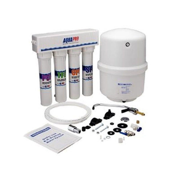AquaPro 5-Stage Reverse Osmosis Water Filtration System for Home - Removes 99% Contaminants, Perfect for Drinking, Cooking & Coffee Makers