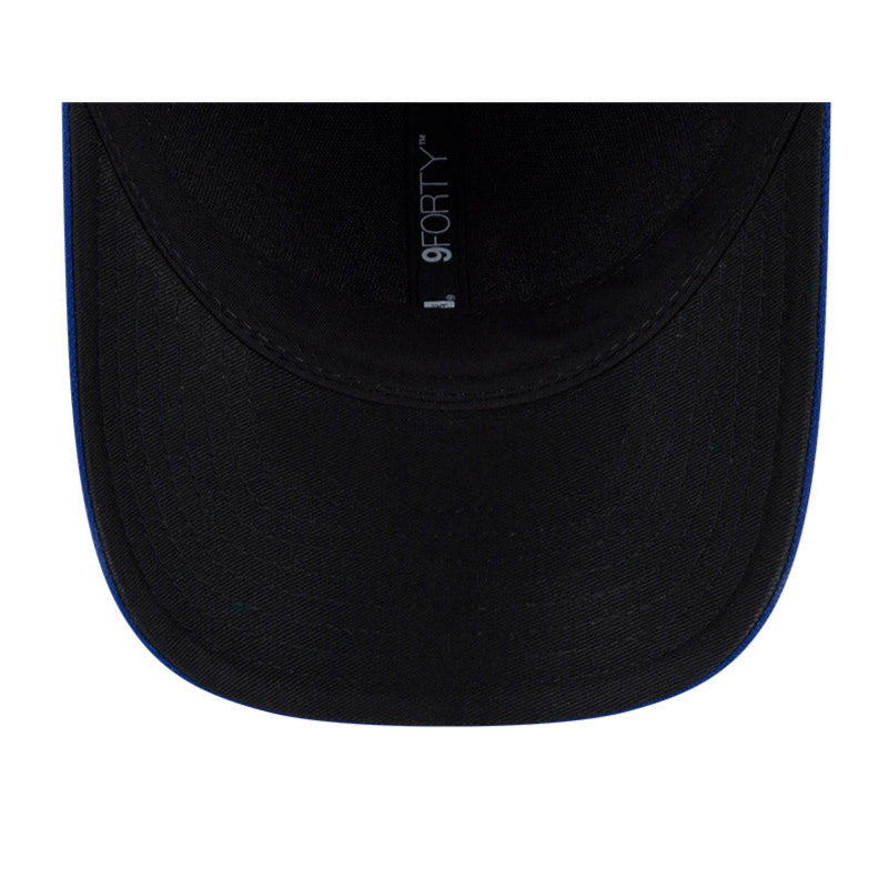 New York Mets Snapback Hat by New Era - 9Forty M Crown Adjustable Baseball Cap in Royal Blue for Men & Women - Perfect for Games, Fan Gear & Streetwear Fashion