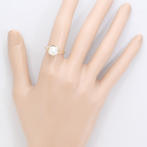 18K Yellow Gold Pearl Ring for Women - Elegant Pearl Jewelry for Wedding, Engagement & Special Occasions