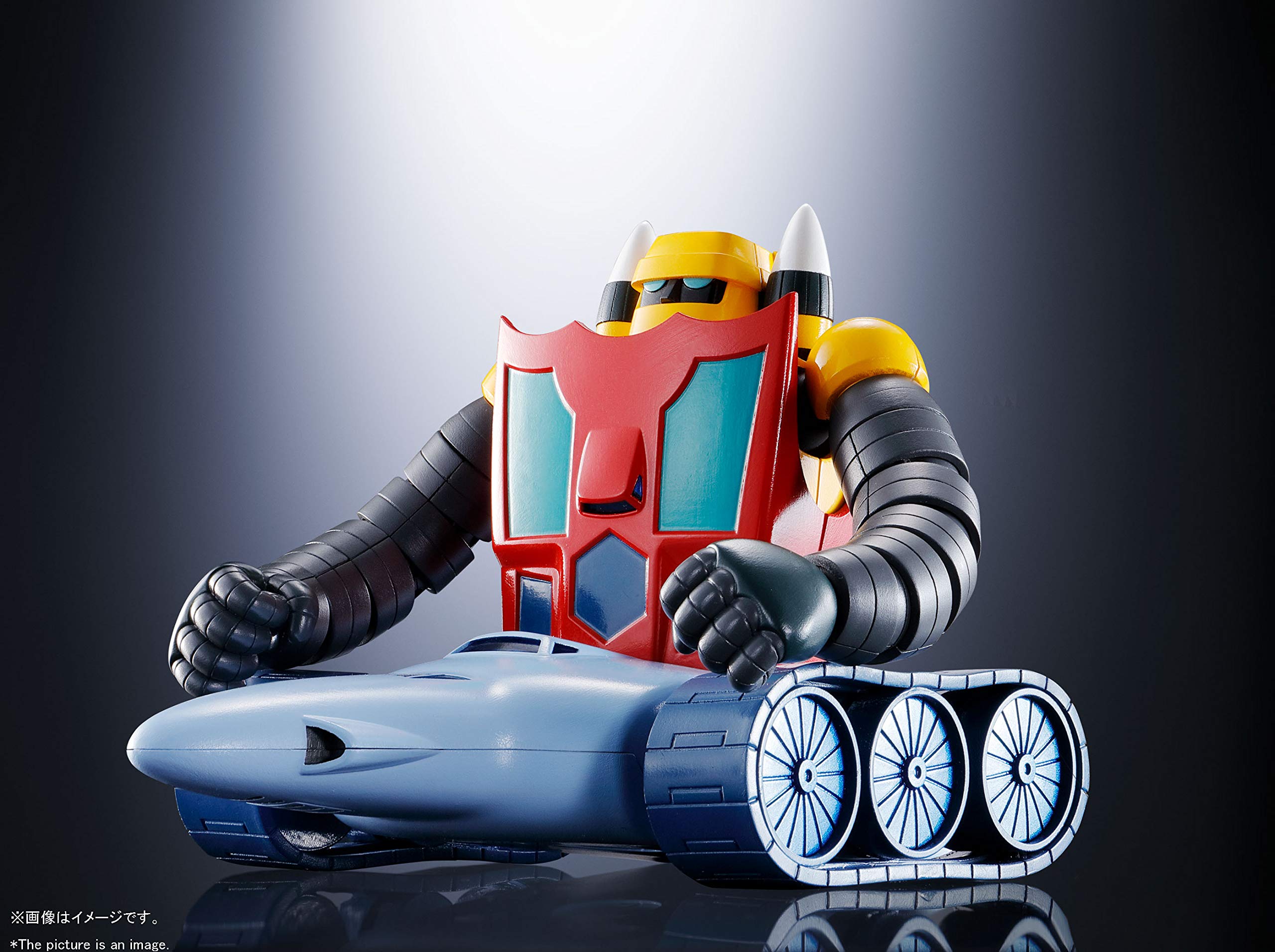 Bandai Soul of Chogokin GX-91 Getter Robo (TV Anime Ver.) Getter 2 & 3 D.C. Action Figure - Collectible Robot Toy for Anime Fans & Display
