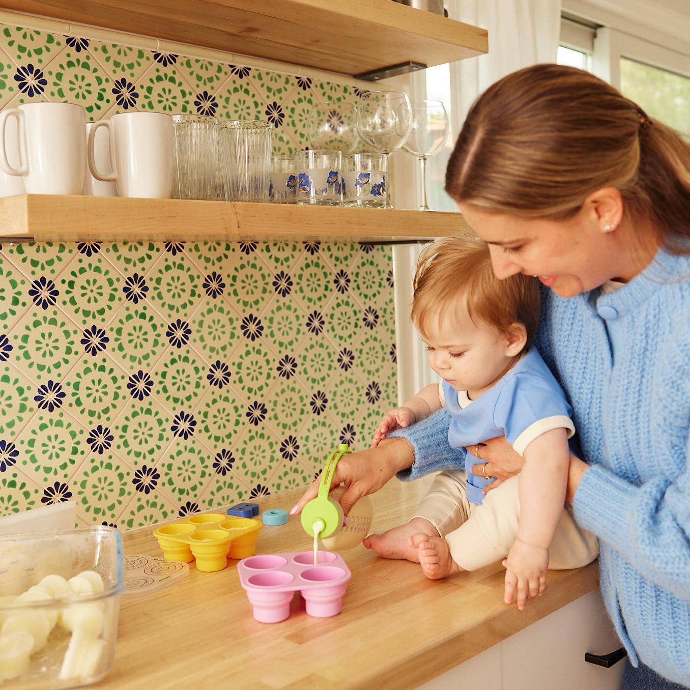 **BoobCube Breastmilk Storage Reusable Freezer Trays with Lid - 4pcs Baby Food Cube Kit (0.5/1/2 Oz) - Ultra Leak-Proof Silicone Storage Tray & Reusable Bags - Perfect for Pumping, Storing, and Organizing Breastmilk**