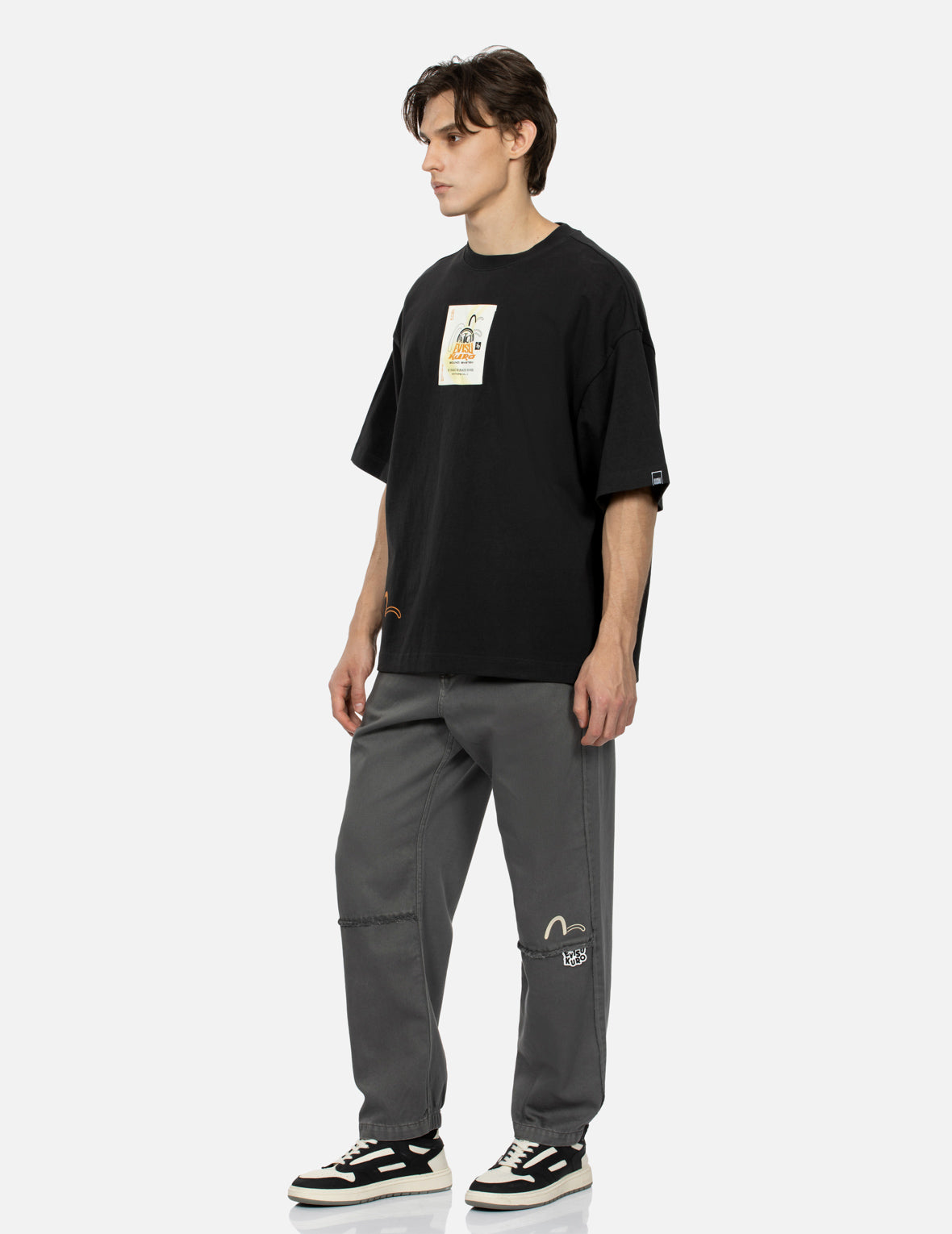 Stylish and Comfortable Fabric Blocking Sweatpants for Women - Perfect for Yoga, Lounging & Casual Wear