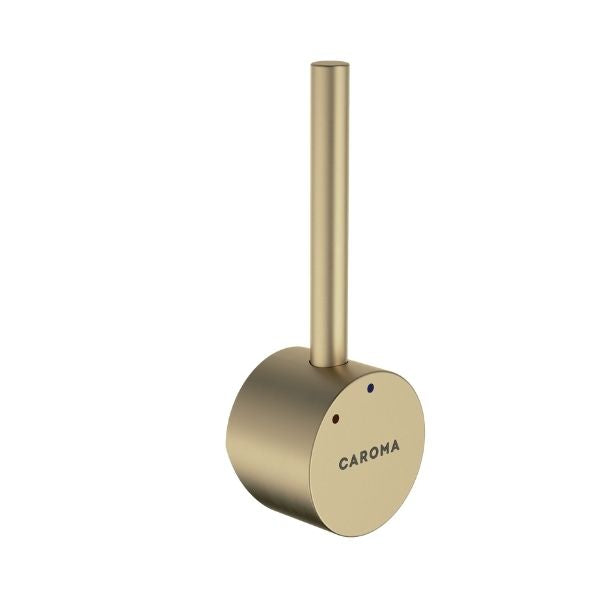 Caroma Liano II Sink Mixer Handle in Brushed Brass - Modern Bathroom Faucet for Kitchen & Bathroom Sink Installation