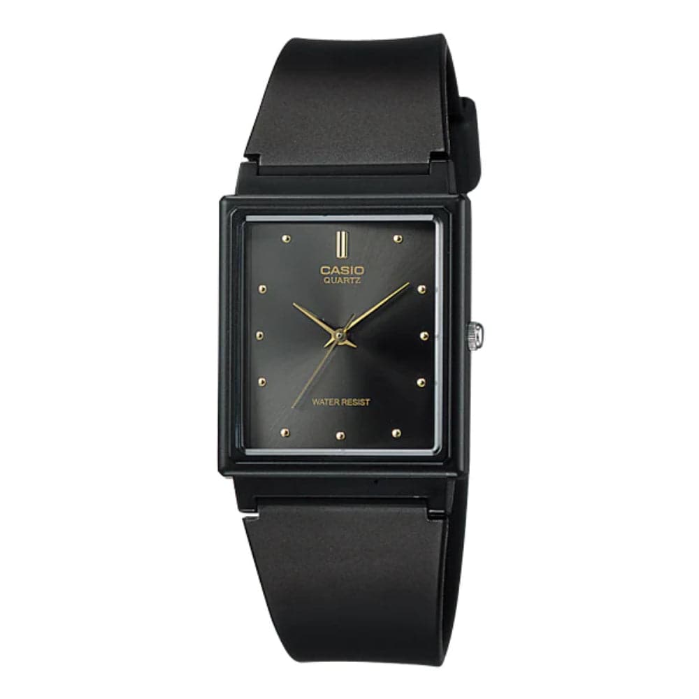 CASIO MQ-38-1ADF Analog Black Resin Unisex Watch - Stylish & Durable for Everyday Wear, Work, and Casual Outfits