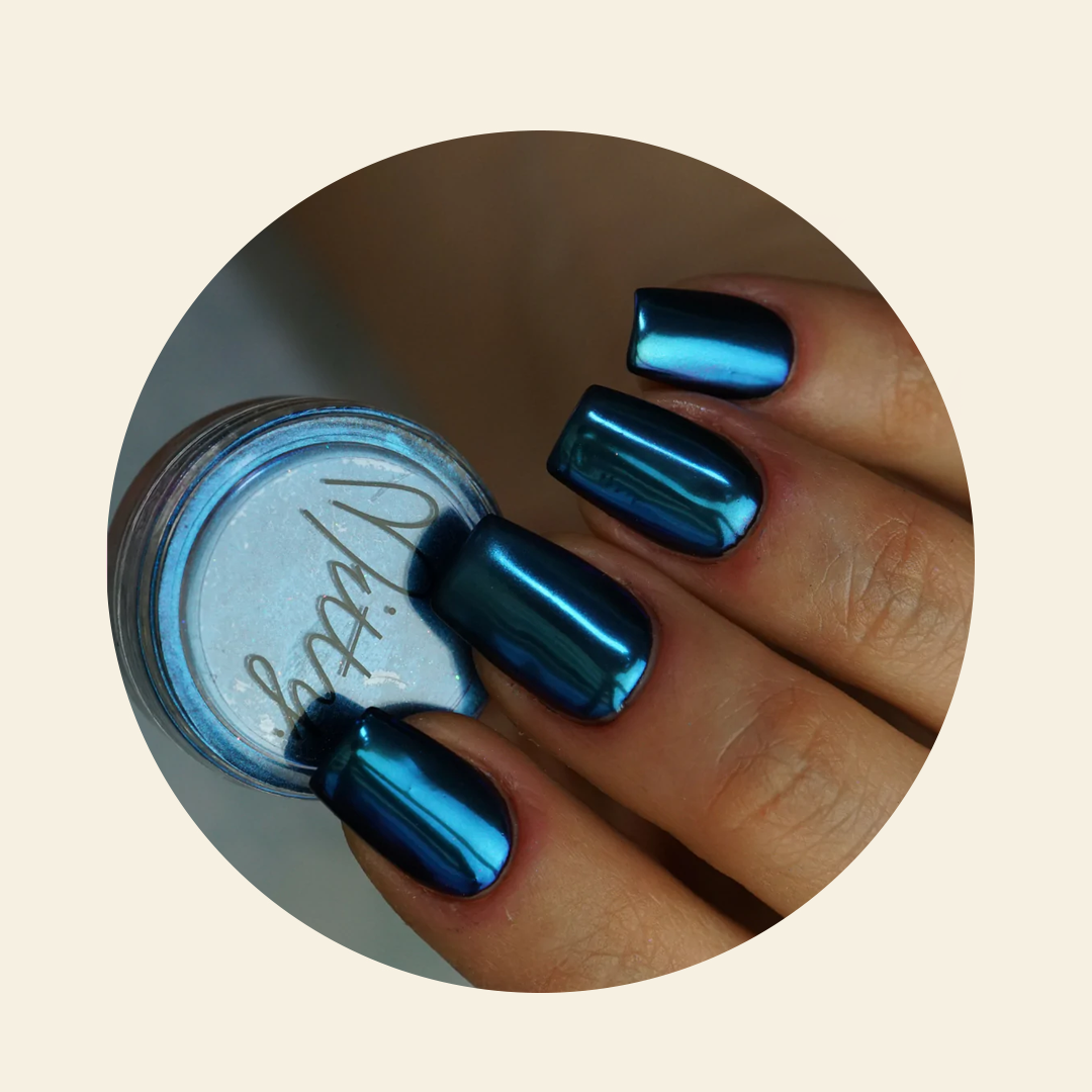 Mitty Super Chrome Aquamarine Hair Dye - Vibrant Semi-Permanent Hair Color for Women & Men - Salon Quality DIY Hair Coloring at Home - Perfect for Parties, Cosplay & Bold Fashion Looks