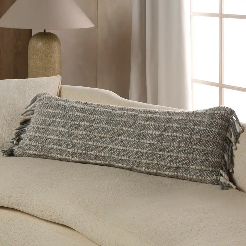 Jaipur Living Sameen Decorative Lumbar Pillow - Soft & Stylish Throw Pillow for Sofa, Bed, Couch - Perfect for Living Room, Bedroom & Home Decor