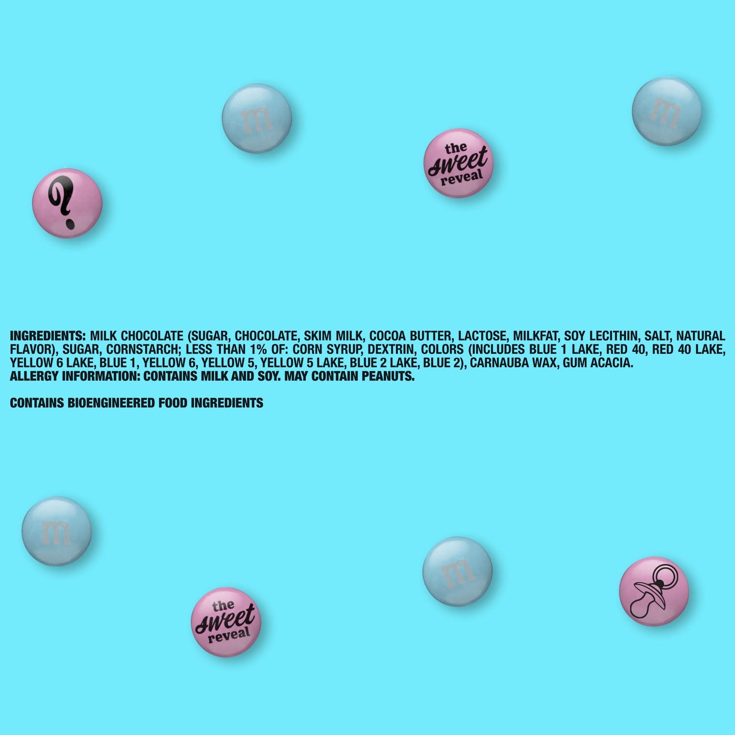 Light Blue & Pink M&M'S Milk Chocolate Candy 5lbs - Gender Reveal Party Supplies for Baby Showers, Newborn Celebrations & Baby Favors - Perfect for Gender Announcements, Maternity Events & Sweet Treats