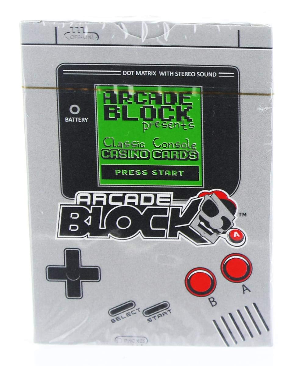 Arcade Block Classic Console - Retro Casino Card Game for Family & Friends | Perfect for Game Nights, Parties, and Travel Entertainment