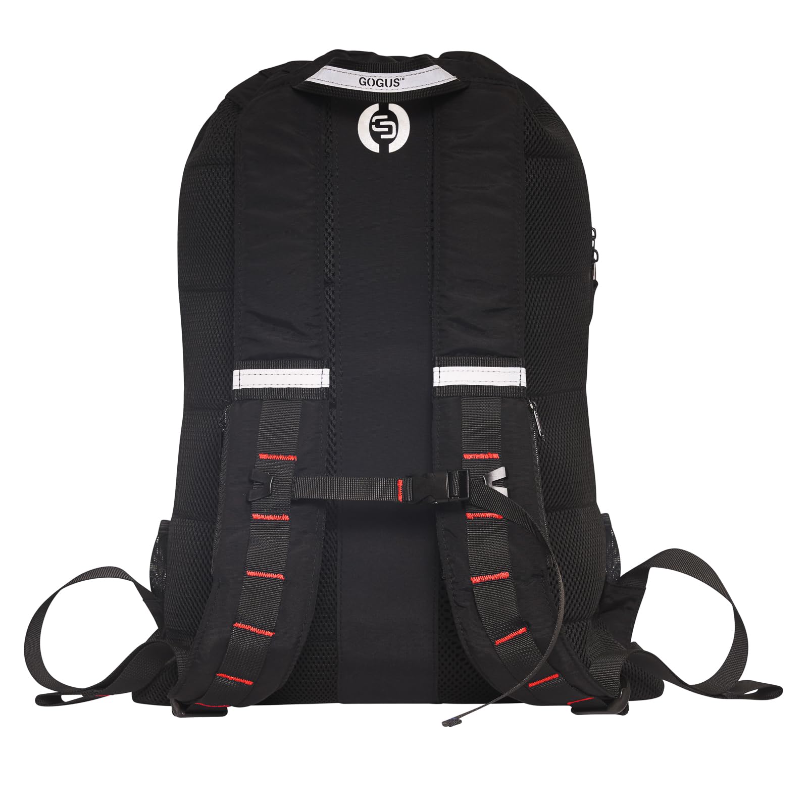 Lightweight Drawstring Gym Backpack with Dual Water Bottle Pockets | Eco-Friendly & Water-Resistant Hybrid Bag with Mesh Compartment & Reflective Details for Men & Women | Perfect for Workouts, Travel & Outdoor Activities