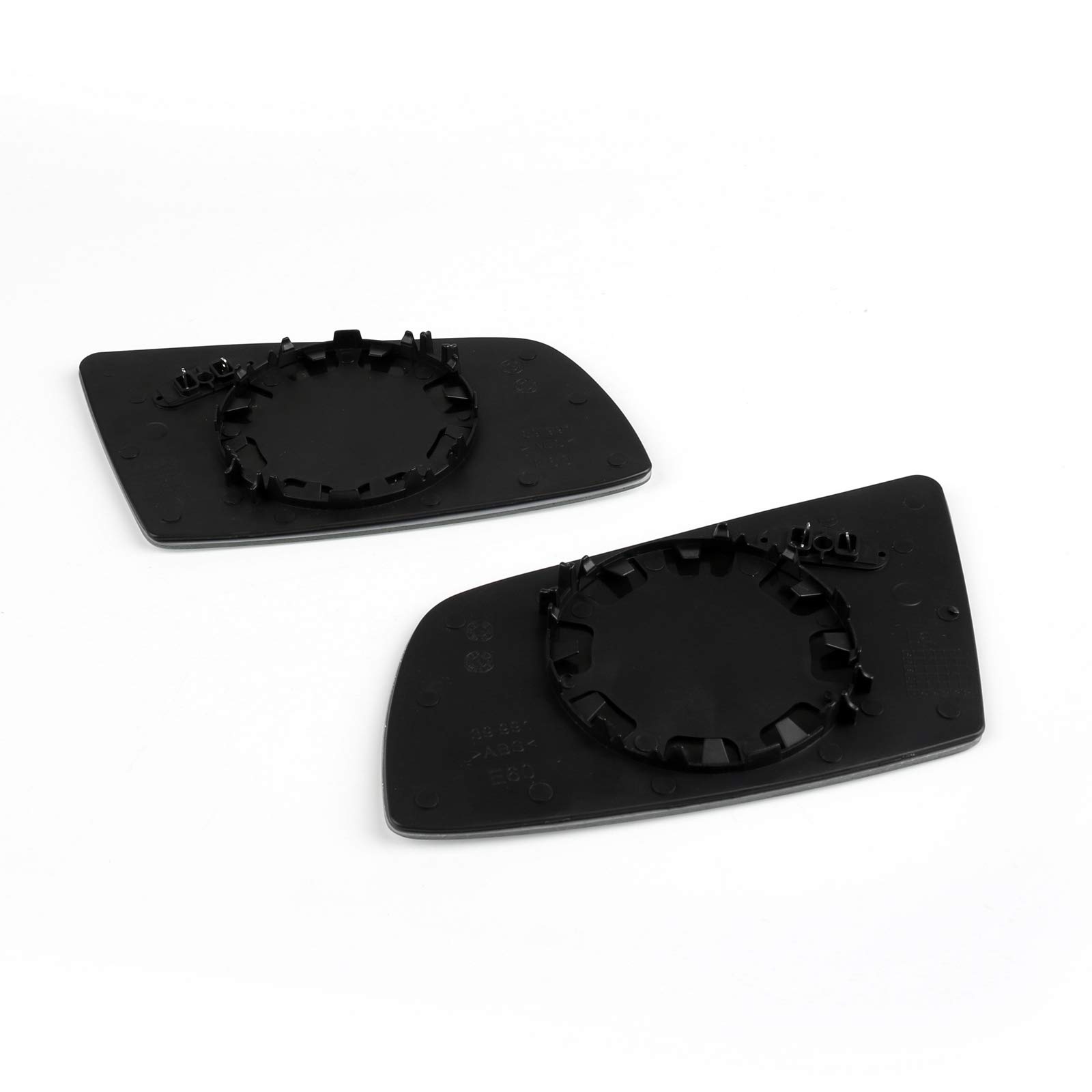 OE Replacement Heated Side Mirror Glass - Left & Right Pair Compatible with BMW 5 Series E60 E61 F01 F02 F04 Models - Perfect for Winter Driving & Enhanced Visibility