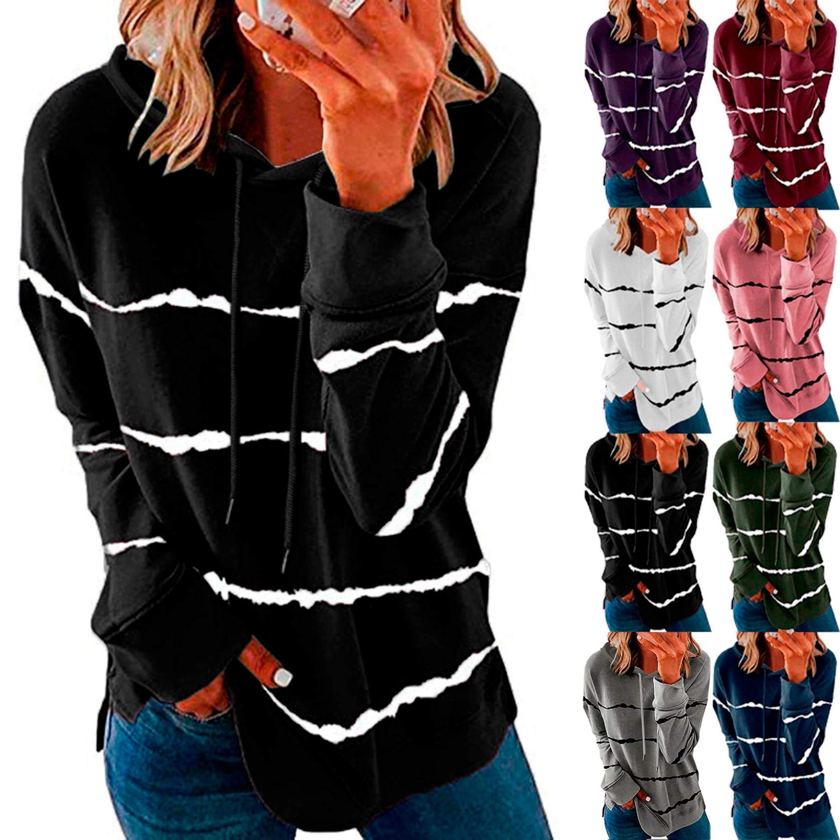 Plus Size Women's Letter Print Oversized Sweatshirt - Long Sleeve Round Neck Casual Loose Tops for Everyday Wear and Relaxed Outings