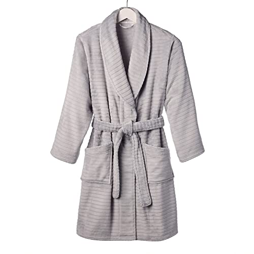 WellBeing Women's Plush Robe - Soft & Cozy Bathrobe for Women, Warm Fleece Loungewear for Spa, Relaxation & Home Comfort