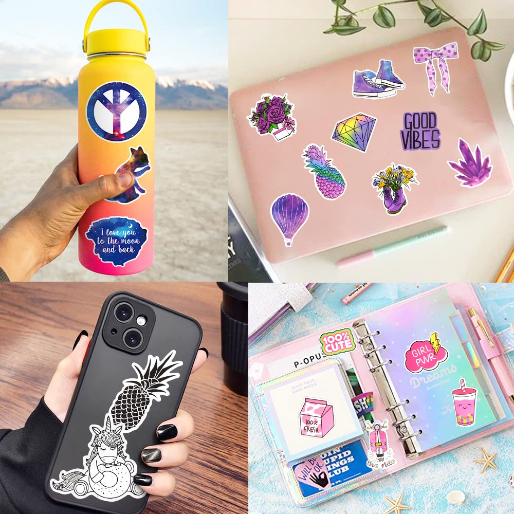 210 Pcs Colorful Kids Stickers - Waterproof Vinyl Decals for Water Bottles, Laptops, Notebooks & DIY Crafts - Fun School & Office Supplies for Boys & Girls