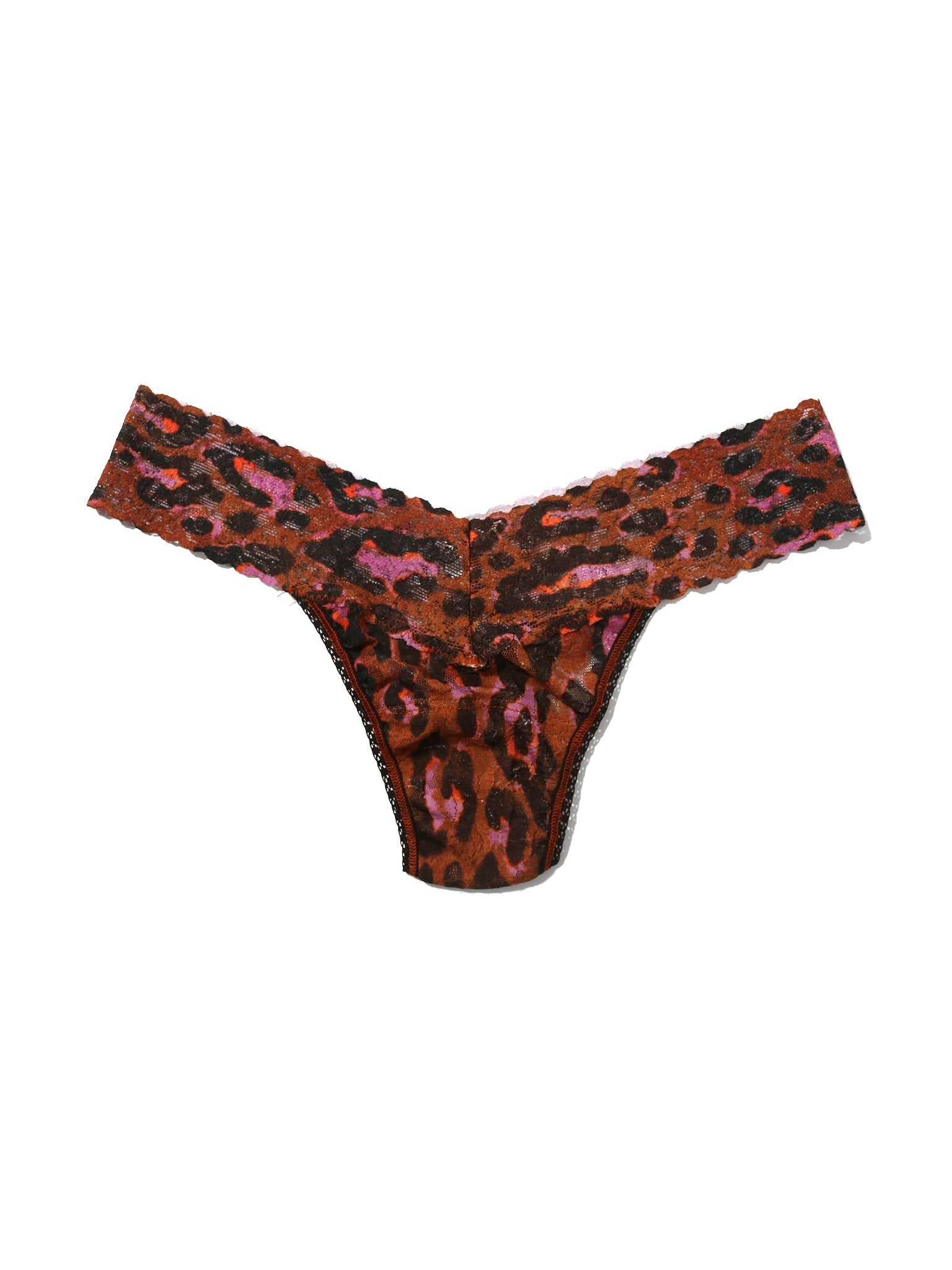 Petite Size Printed Signature Lace® Thong - Sexy Comfortable Underwear for Women, Perfect for Daily Wear & Special Occasions