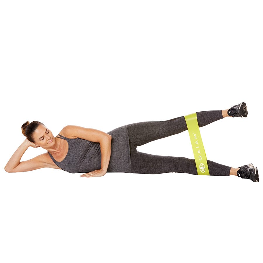 GAIAM Flatband Loop Mobility & Movement Stretch Band - Yoga, Pilates, Physical Therapy & Home Workout Equipment for Strength Training & Flexibility
