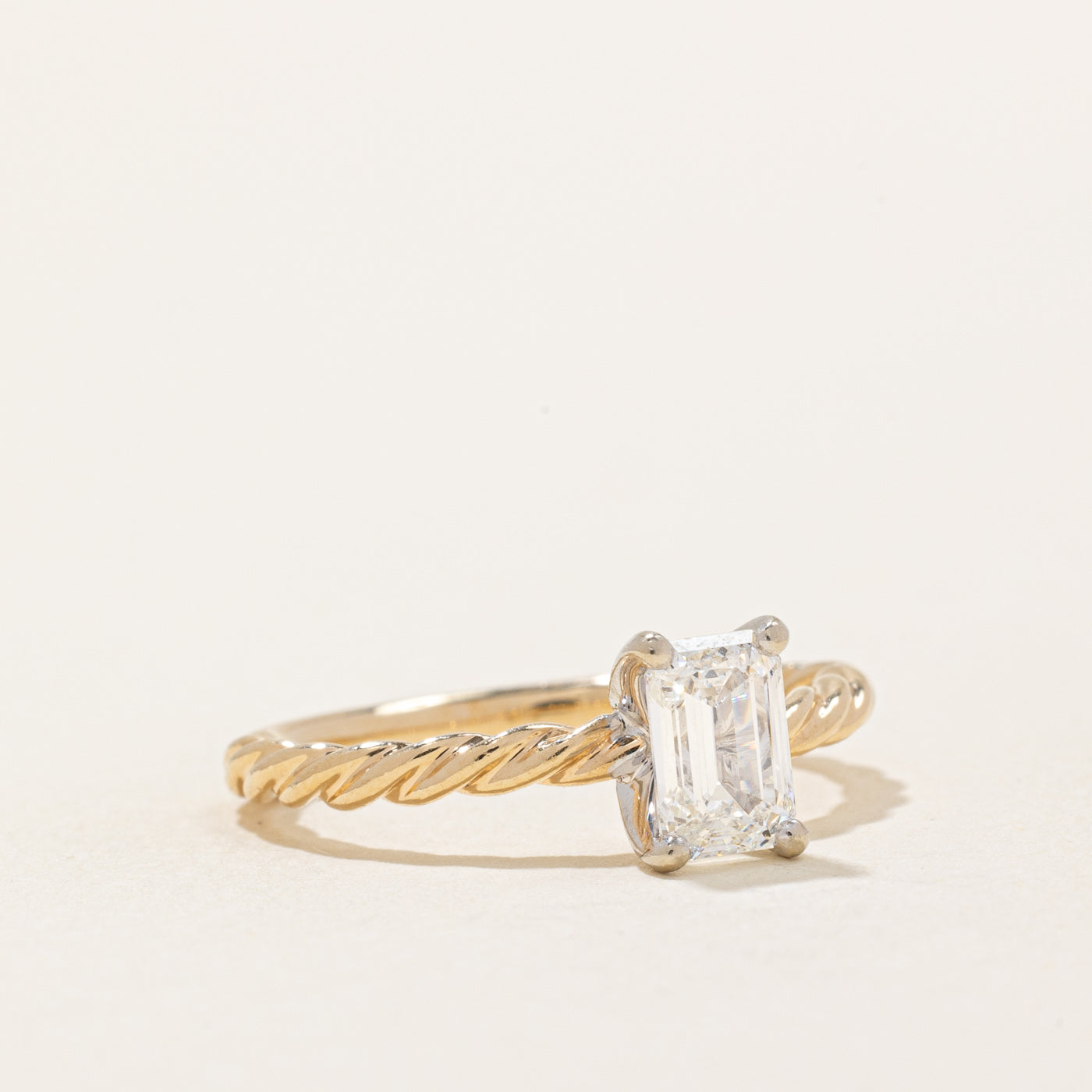 GIA Certified 0.85 Carat Diamond Engagement Ring for Women - Size 5.25 - Ideal for Proposals, Anniversaries & Wedding Bands - Sparkling Round Cut Solitaire Ring in 14K White Gold