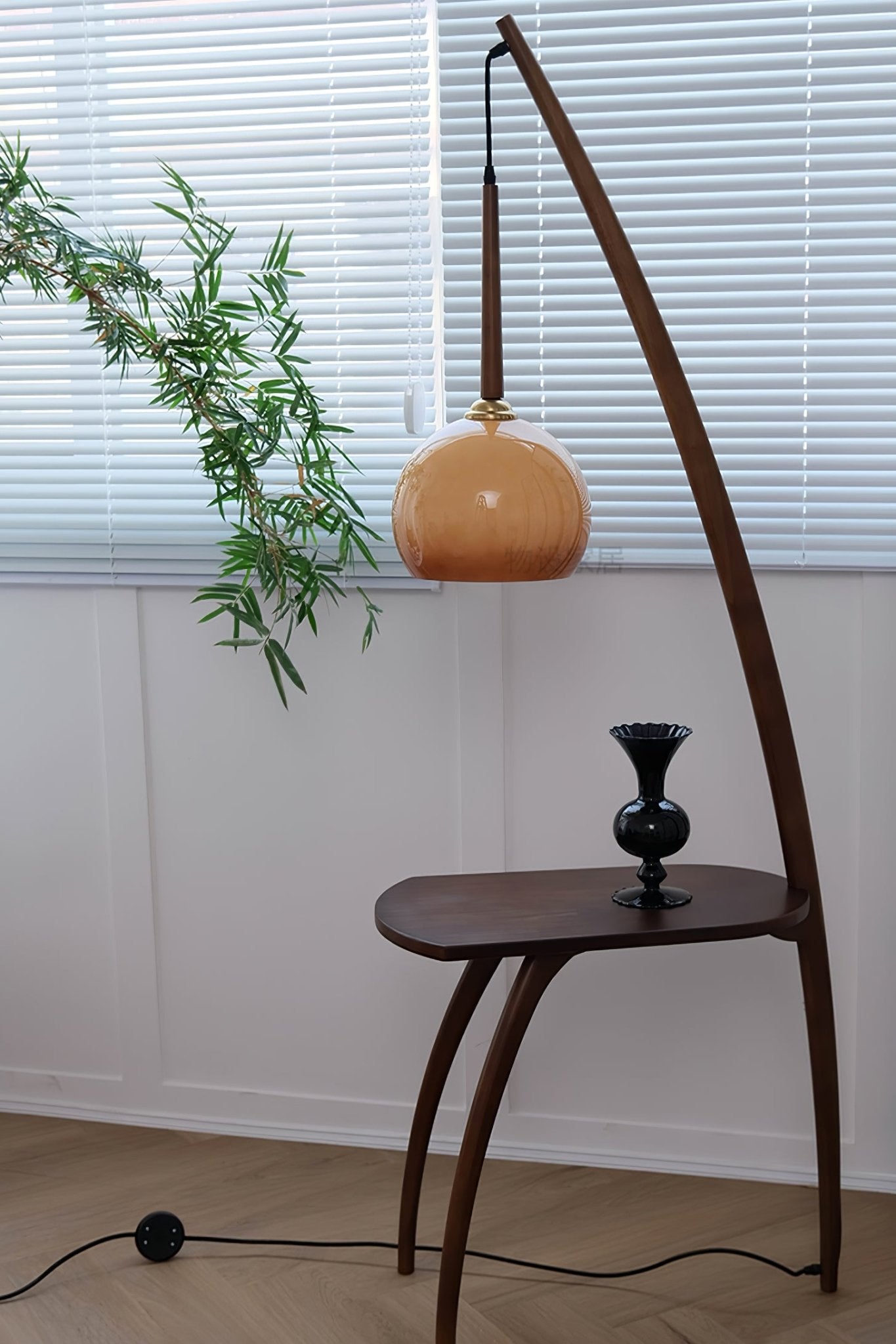 Arc Sphere Floor Lamp - Modern LED Standing Light for Living Room, Bedroom & Office - Adjustable Brightness & Warm White Light - Perfect for Reading, Relaxing & Decorating