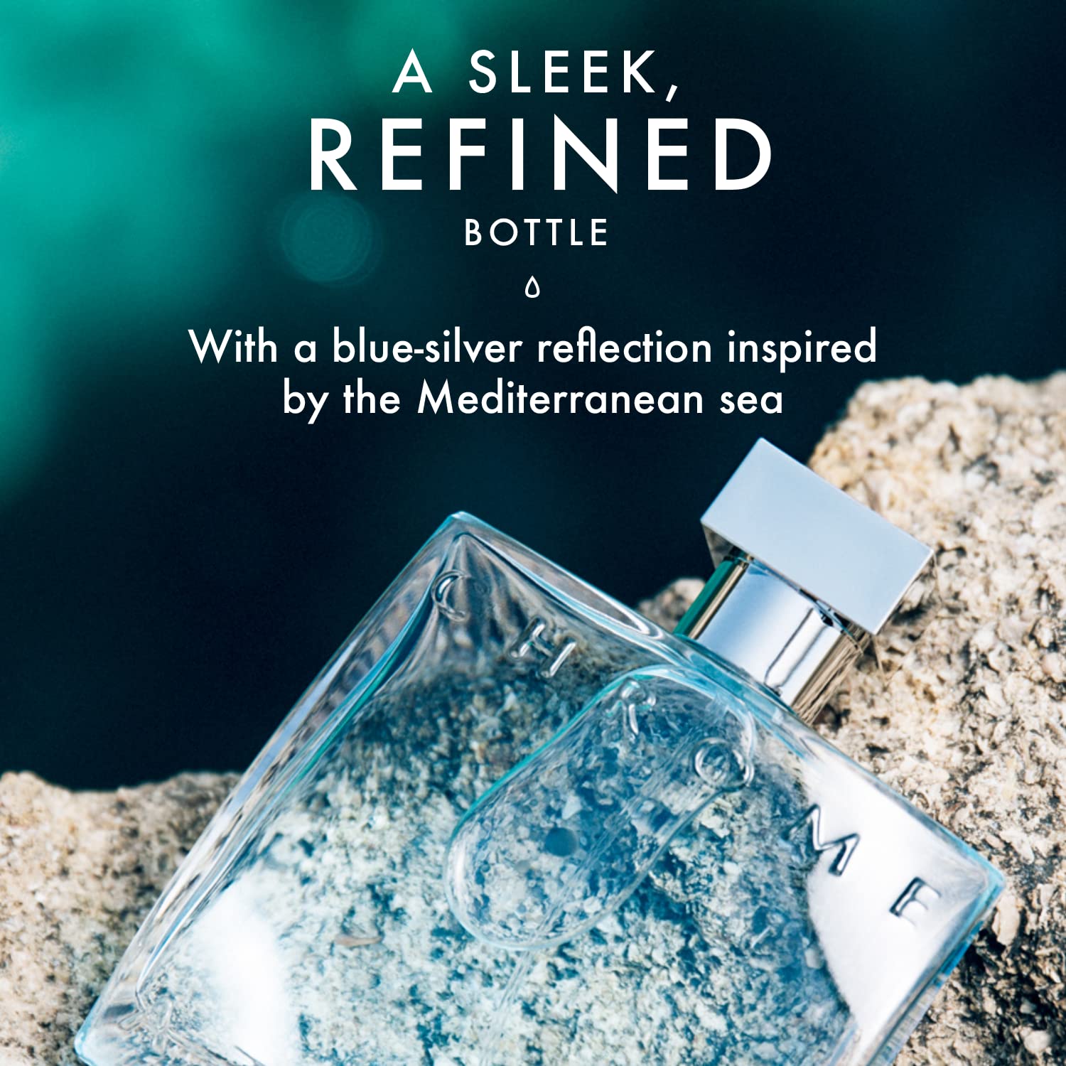 Azzaro Chrome Eau de Toilette for Men - Fresh Aquatic Cologne with Citrus, Woody & Musky Notes - Bergamot Fragrance - Luxury Perfume for Everyday Wear & Summer Beach - Perfect for Office, Date Night & Outdoor Activities