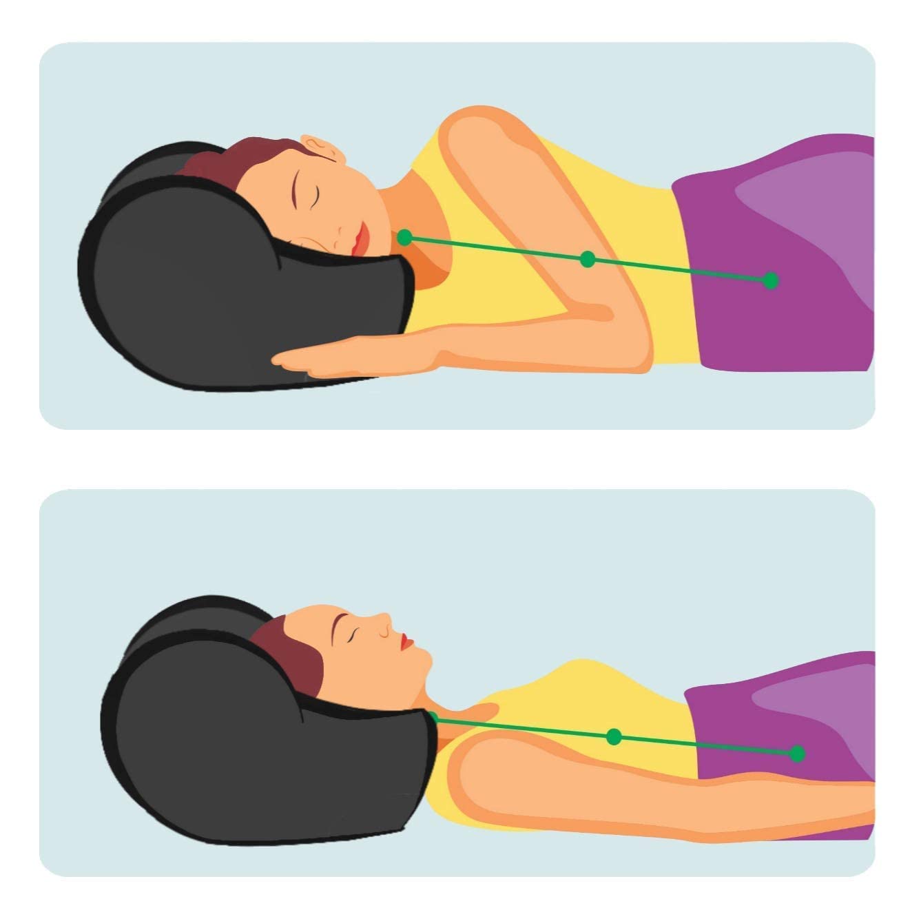 **Ergonomic Butt-Shaped Pillow for Back & Hip Support - Soft Natural Comfort for All Sleepers - Yoga Pant Cover Included - Stress & Anxiety Relief - Perfect for Side Sleepers, Office Chairs & Meditation**