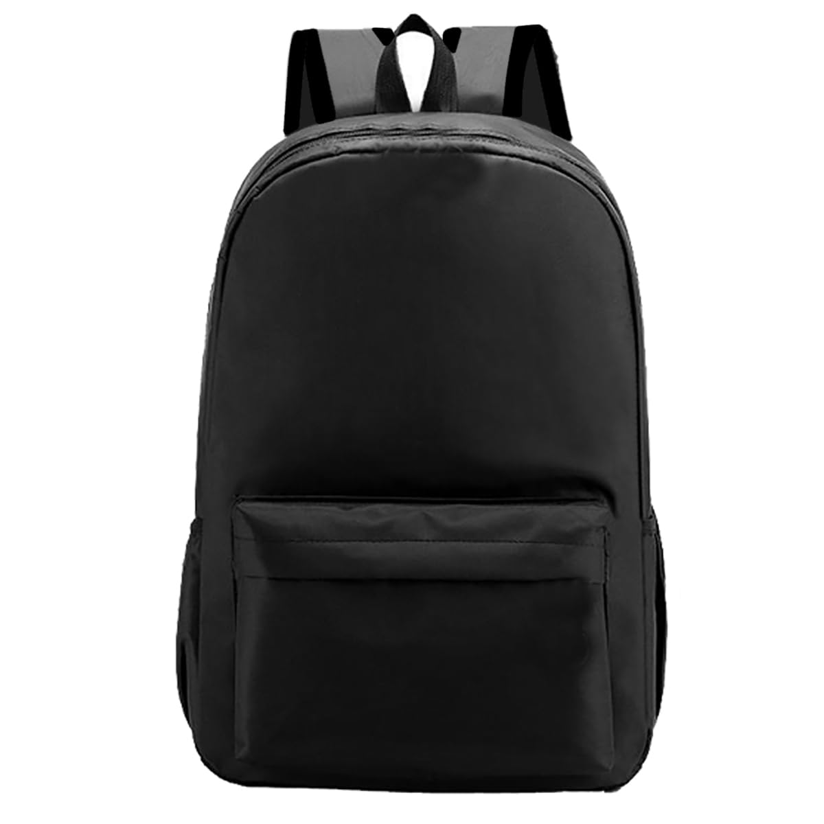 Stylish Waterproof Backpack for Women & Men - Lightweight Laptop Backpack for College, High School, Travel & Daily Use - Durable Unisex Bookbag for Work, Commuting & Outdoor Activities - Black