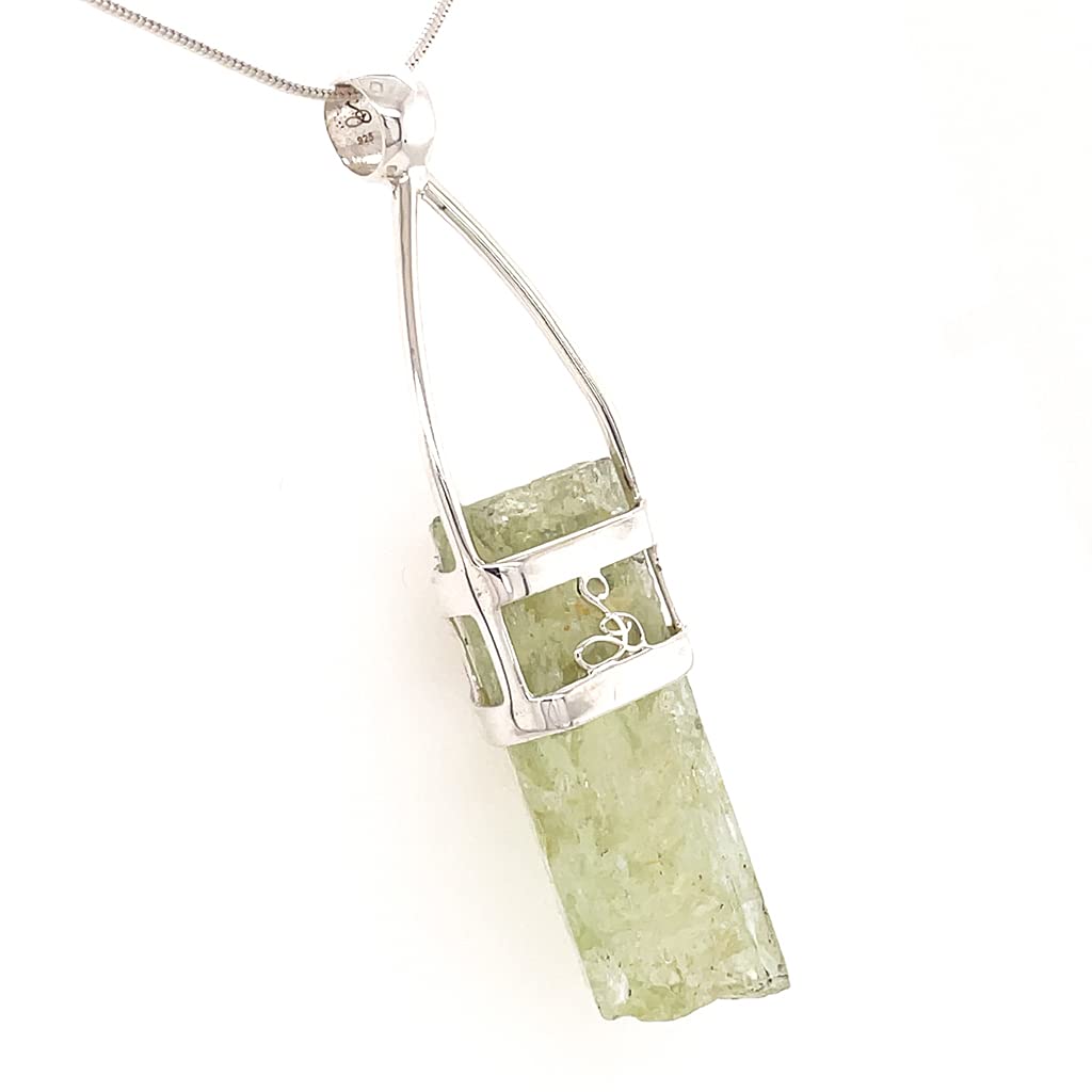 Heliodor Crystal Pendant Necklace - Natural Gemstone Jewelry for Women | Elegant Gift for Birthday, Anniversary & Spiritual Healing