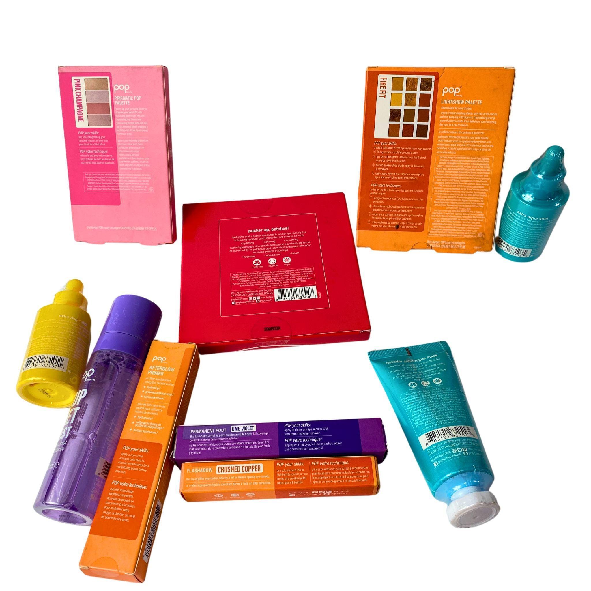 Pop Beauty Assorted Skincare & Makeup Gift Set - 30 Piece Variety Pack for Face & Eyes | Perfect for Travel, Gifts & Daily Beauty Routine