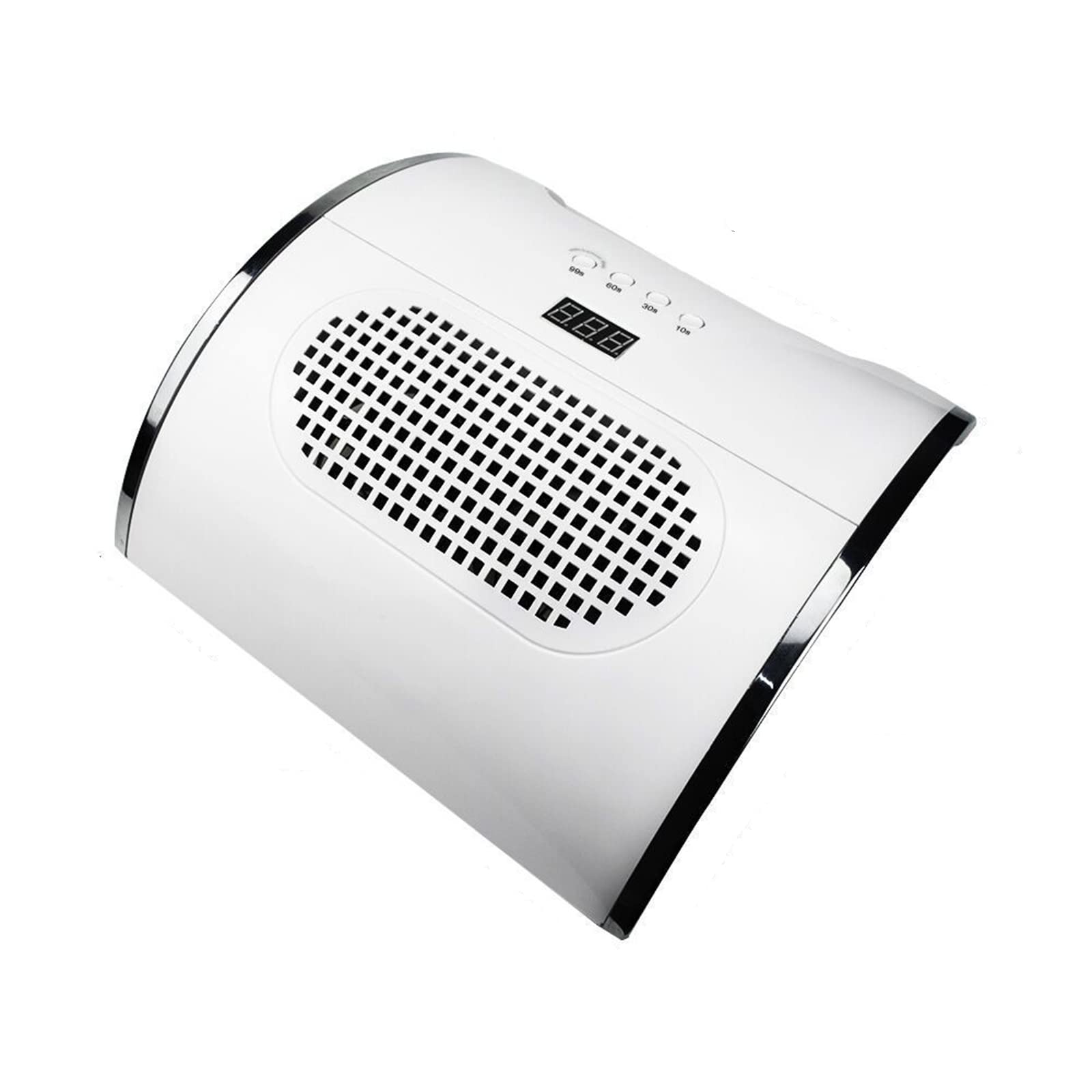 80W High Power UV Nail Dryer & Dust Collector 2-in-1 with Dual Fans - Professional Salon Nail Lamp for Gel Polish Curing & Manicure Dust Removal - Perfect for Home & Nail Salon Use