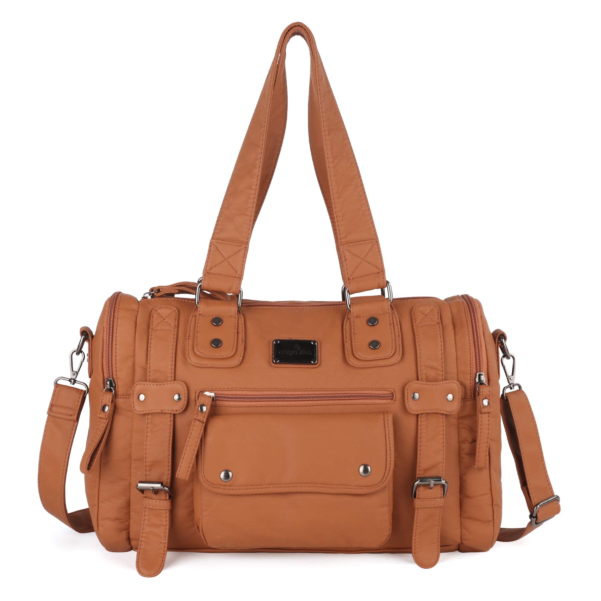 Angelkiss Women's Soft Leather Handbags - Hobo, Satchel, Shoulder & Crossbody Bags for Work, Travel & Everyday Use | Stylish Tote Purses for Ladies