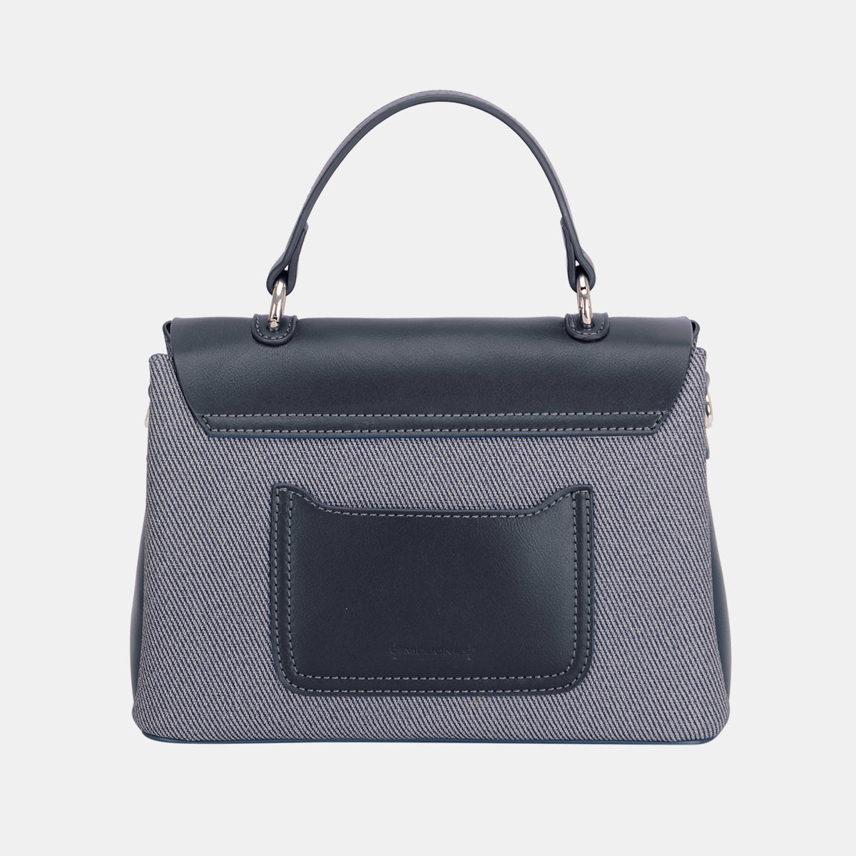 David Jones Striped Contrast Handbag for Women - Stylish Designer Tote Bag with Adjustable Strap, Perfect for Work, Travel & Everyday Use