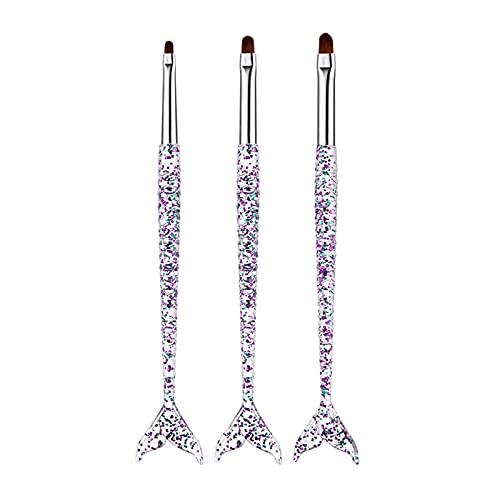3PCS Nail Liner Pen Kit - Professional Nail Art Brushes for Drawing Lines, Details & Stripes | Portable Nail Tools with 3 Different Brush Sizes | Perfect for Salon, Home Manicure & DIY Nail Designs