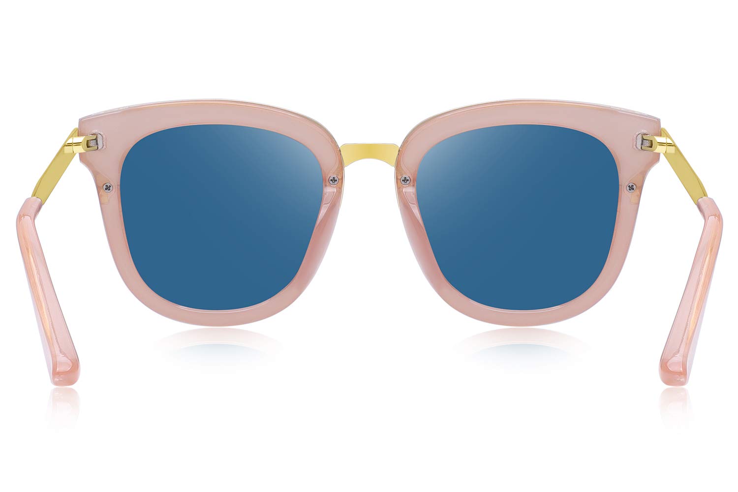 MERRY'S Women's Cat Eye Polarized Sunglasses with Metal Temple - UV Protection, Fashionable & Lightweight S6082 - Perfect for Driving, Beach, and Outdoor Activities