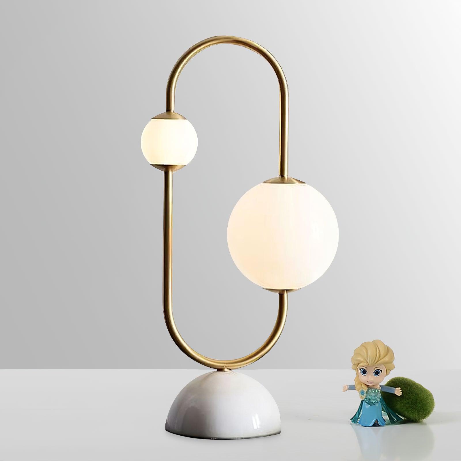 Martha Table Lamp - Modern LED Bedside Lamp with USB Port, Touch Control, Adjustable Brightness for Bedroom, Living Room, Office - Perfect for Reading, Working & Night Light