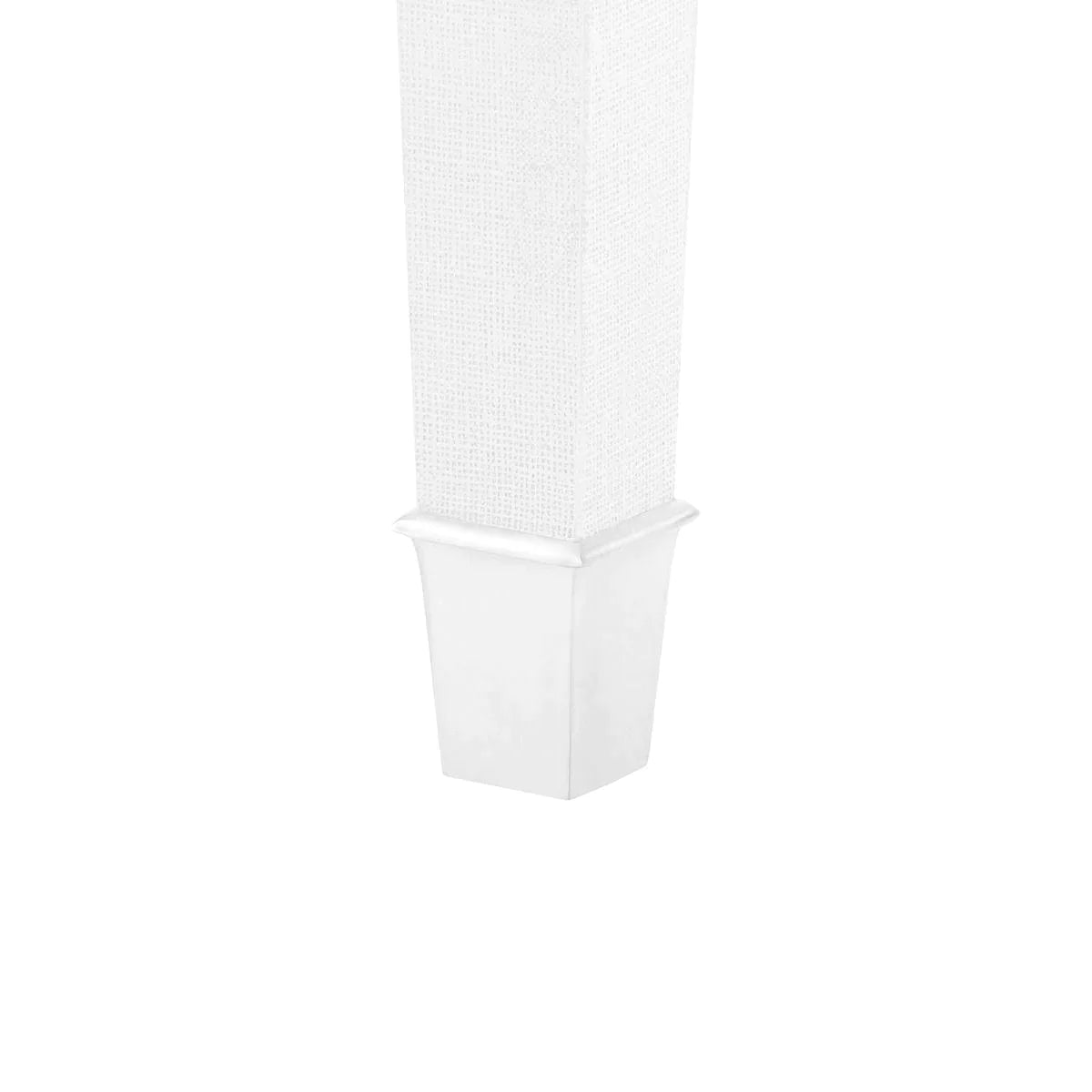 Claudette Cream One Drawer Side Table with Nickel Hardware - Perfect for Living Room, Bedroom, or Office Nightstand