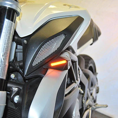 MV Agusta Brutale 675/800/Dragster Front Turn Signals (2013-2019) - Compatible with Motorcycle Models - Perfect for Night Riding & Safety Enhancement