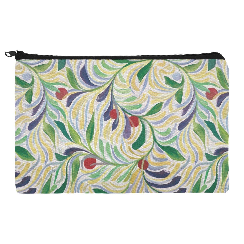 Colorful Fruity Vines Cosmetic Makeup Bag Organizer Pouch - Travel Toiletry Storage for Women, Perfect for Gym, Vacation & Daily Essentials