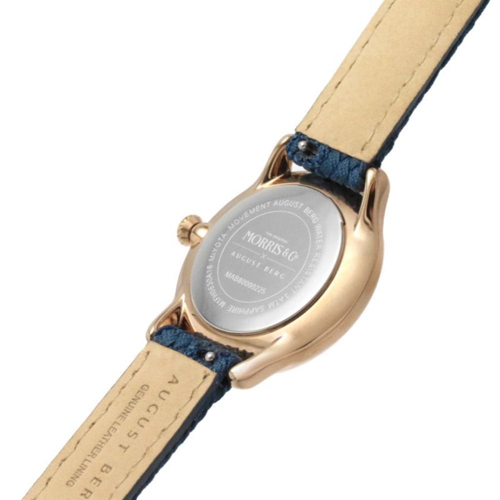 August Berg Indigo Perlon Braided Nylon Strap Unisex Watch M1FH0630A16VID (30mm) - Lightweight Casual & Dress Watch for Men and Women | Perfect for Everyday Wear, Office, and Outdoor Activities