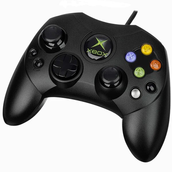 Original Xbox Controller S - Black | Wireless Gaming Controller for Xbox | Perfect for Retro Gaming & Competitive Play