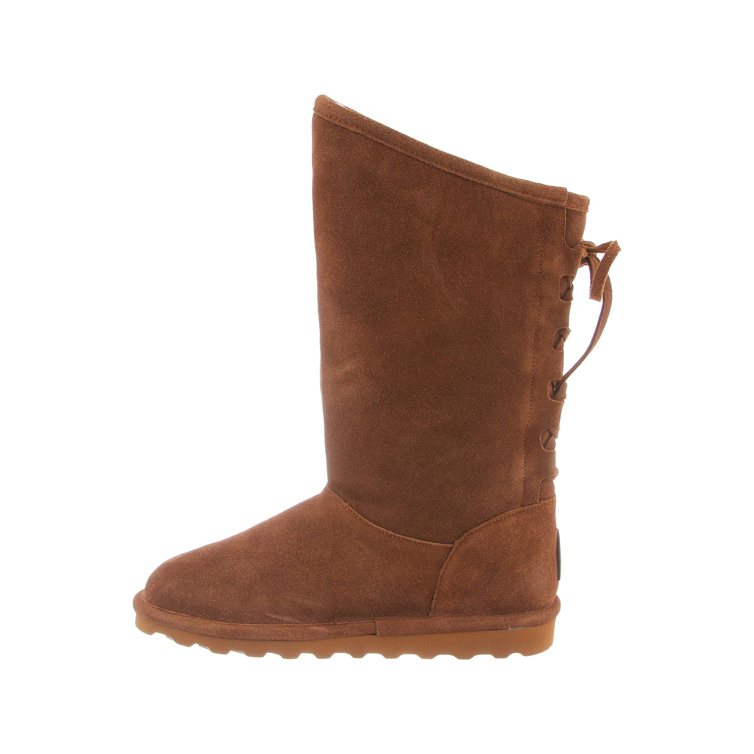 BEARPAW Women's Phylly Slip-On Winter Boots - Classic Suede Ankle Boots in Multiple Colors | Warm & Comfortable Snow Boots for Casual Outings, Winter Walks & Outdoor Activities