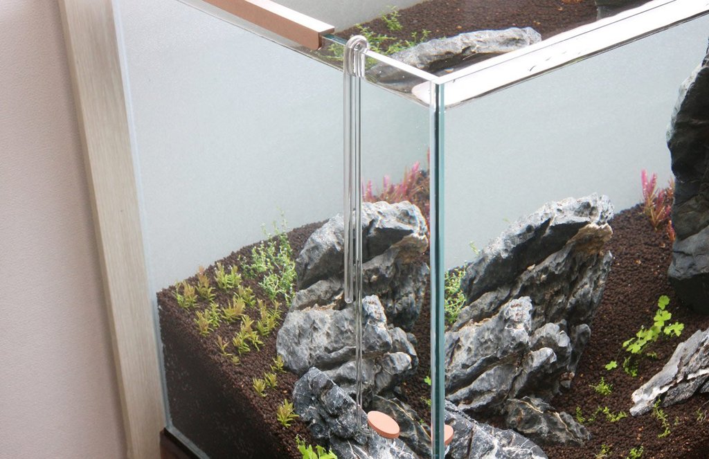 Premium Aquario Neo Curved Acrylic CO2 Diffuser for Planted Aquariums - Crystal Clear CO2 Distribution for Lush Aquatic Plants (Ideal for Nano Tanks & Aquascaping)