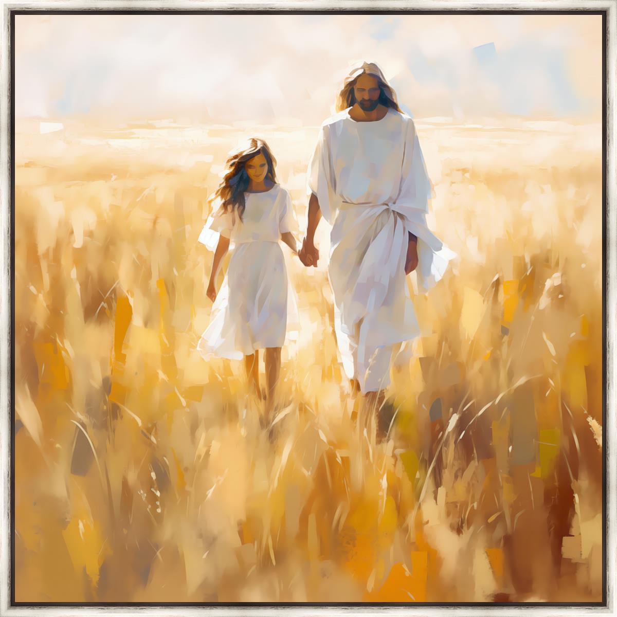 Come Follow Me Large Wall Art - Inspirational Christian Home Decor for Living Room, Bedroom & Office - Perfect Gift for Religious Families