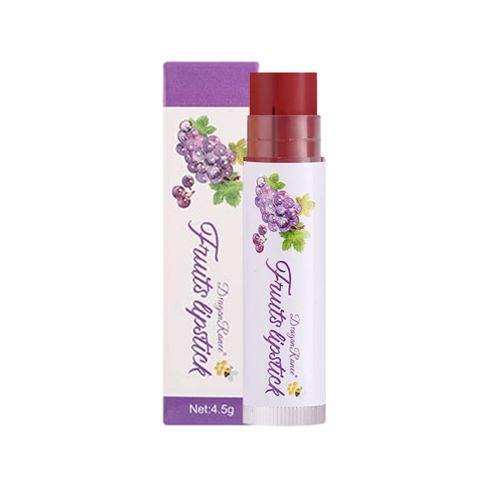 QICHA Color-Changing Lip Balm - Moisturizing Tinted Lipstick with Natural Pigments, 6 Fruit Flavors & Glossy Finish | Perfect for Daily Wear, Date Night & Makeup Gifts