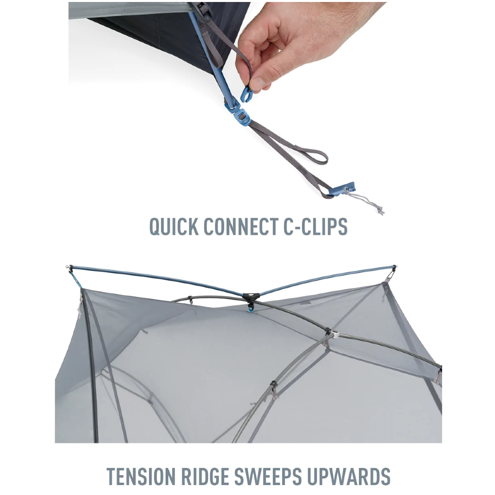 Sea to Summit Telos TR2 Ultralight 2-Person Freestanding Tent for Backpacking & Camping - Waterproof & Windproof for Outdoor Adventures