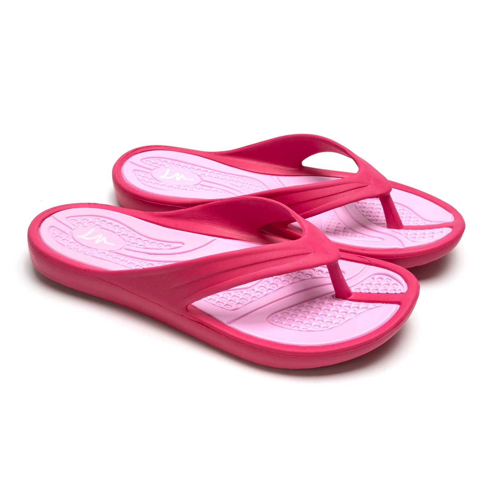 LM Women's Flip Flops - Comfortable Thong Sandals for Beach, Pool & Shower | Slip-On Water Shoes for Casual Wear, Vacation & Outdoor Activities