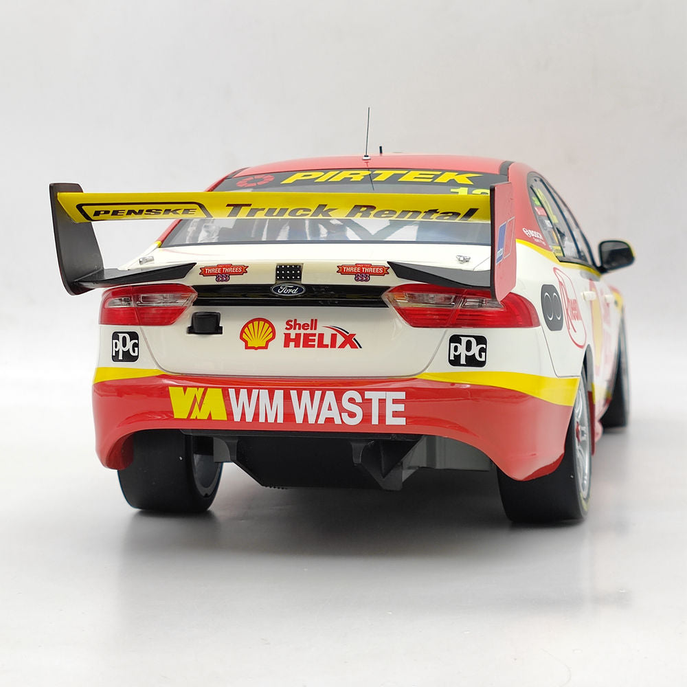 1:12 Scale SHELL V-POWER Racing Team Ford Falcon FGX Supercar 2017 #12 B12F17B - High-Quality Resin Diecast Model Car - Perfect for Collectors, Racing Fans & Gift Giving - Display, Home Decor, Office Desk Showpiece