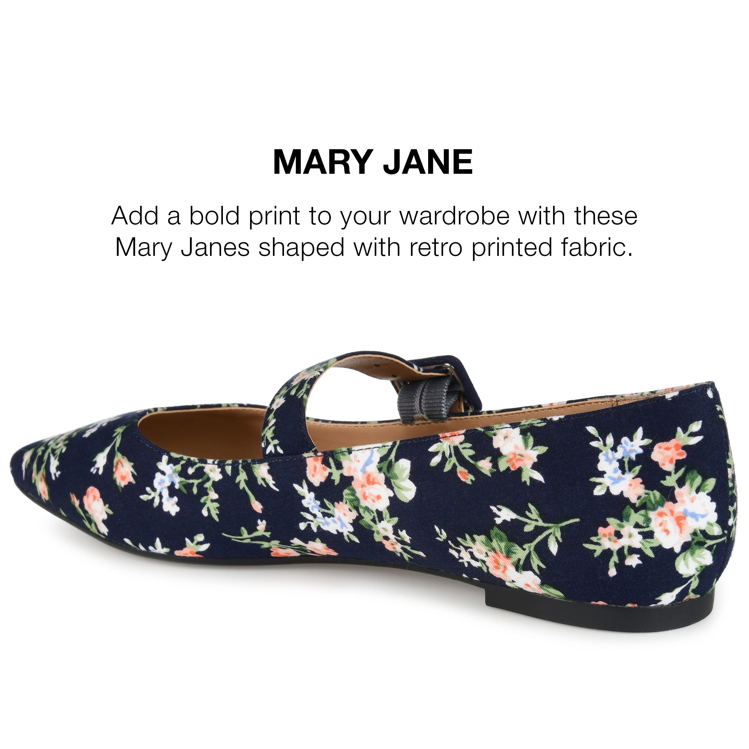 Journee Women's Karissa Comfortable Dress Flats - Stylish & Versatile Ballet Flats for Work, Office, and Casual Outfits
