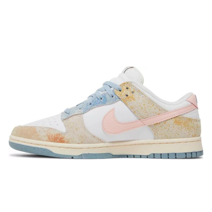 Nike Dunk Low Retro Oxidized White Pink Blue Sneakers - Casual & Streetwear Fashion for Men & Women | Perfect for Everyday Wear, Gym, and Urban Style