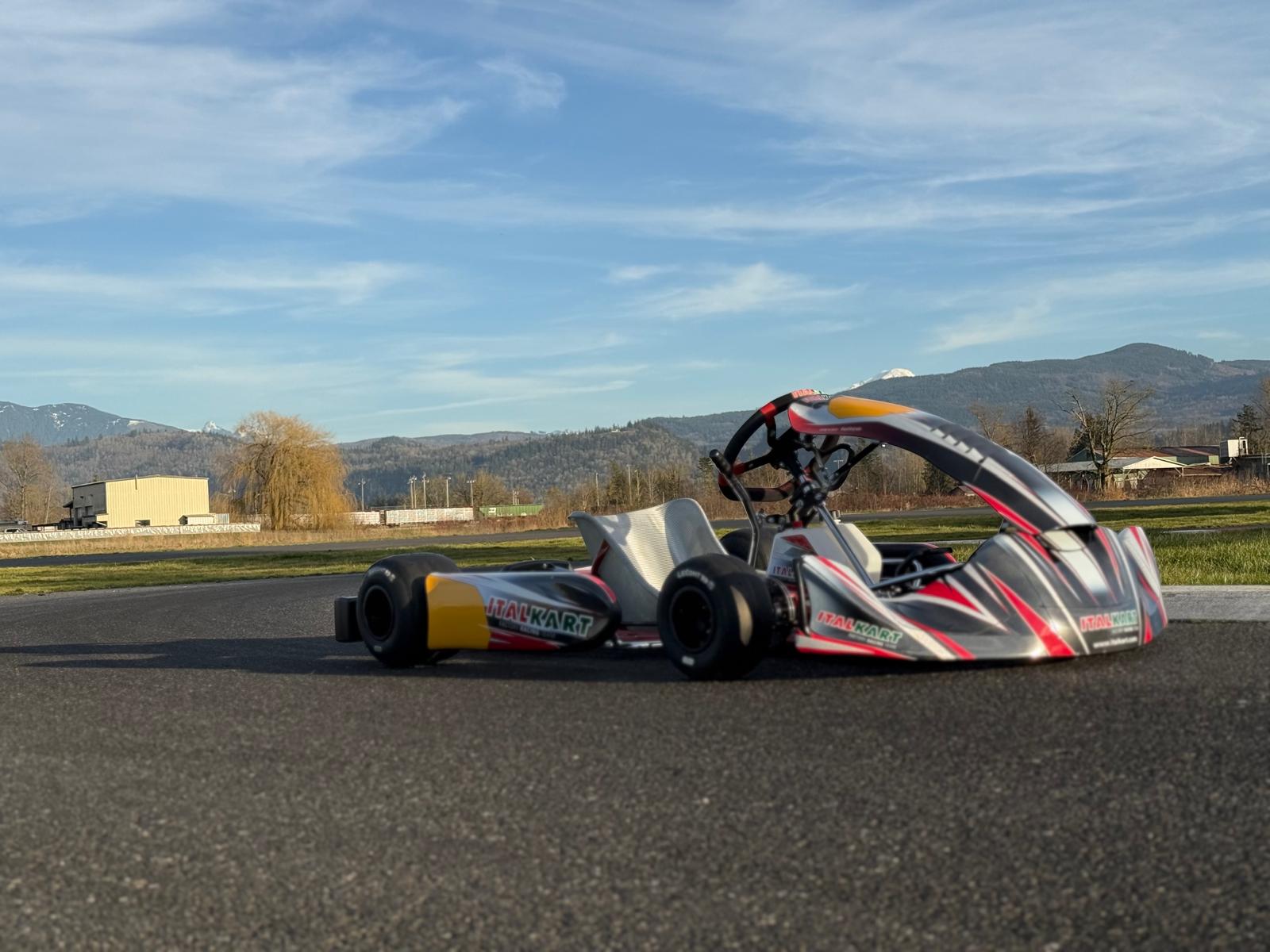 Italkart Rapido V1 Adjustable Wheel Base KZ/Shifter Kart Chassis - Perfect for Competitive Kart Racing & Track Performance