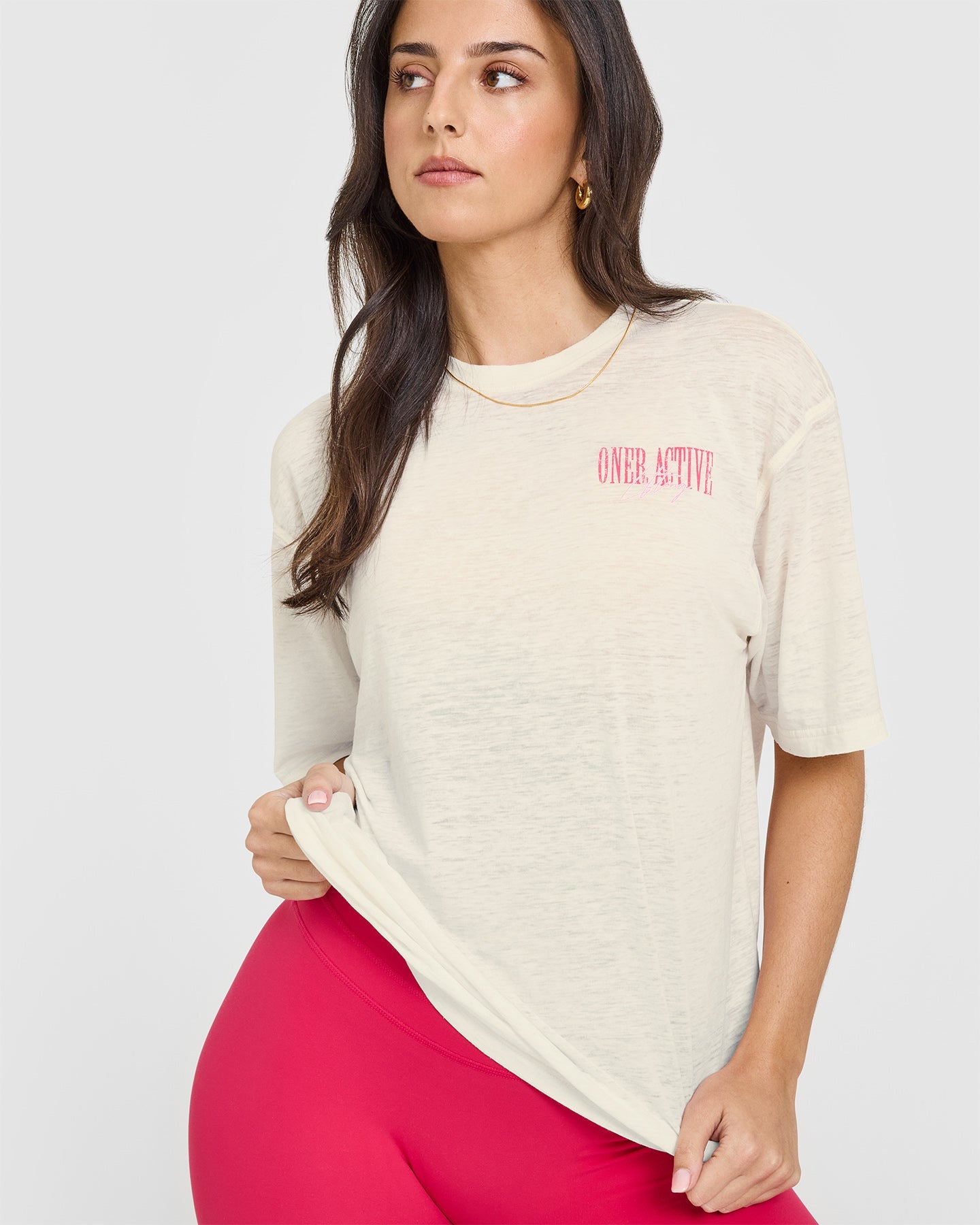 Oner Graphic Washed Burnout T-Shirt for Men - Vintage Distressed Cotton Tee in Off-White | Casual Streetwear & Summer Outfit Essential
