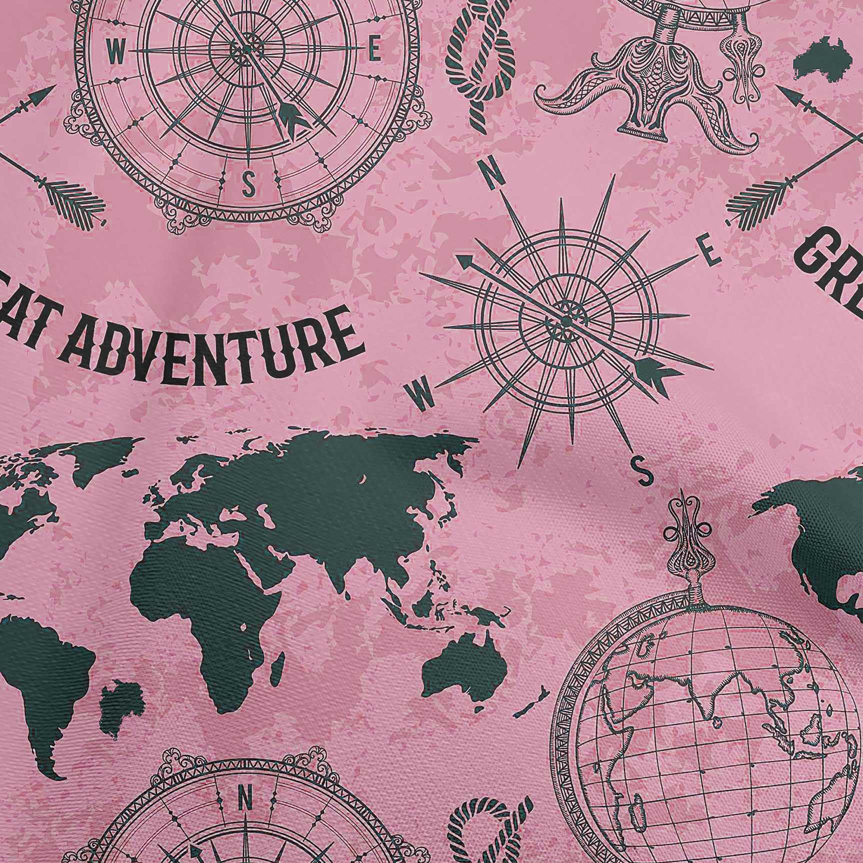 oneOone Cotton Flex Light Pink Fabric - 40 Inch Wide Tea Kettle Dress Material & Print Fabric by The Yard | Perfect for DIY Dresses, Skirts, and Home Decor Projects