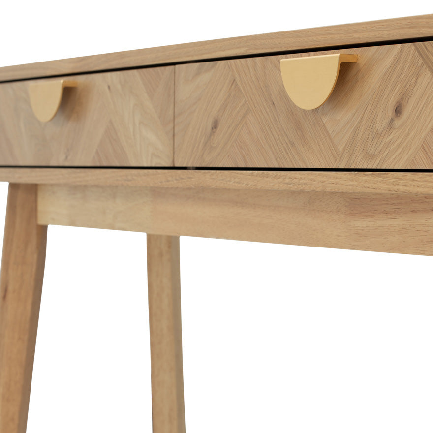 LOFTUS 47-Inch Oak Console Table - Entryway, Living Room, or Hallway Furniture for Home Decor